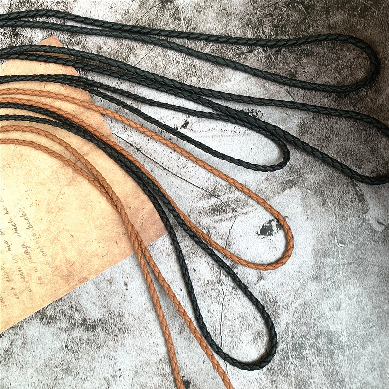 Naujo stiliaus pinti dirželiai raktams dirželiai Mobilūs raktų pakabukai kaklo dirželiai Aukštos kokybės odinė virvė Mobiliųjų telefonų grandinėlių dirželiai
