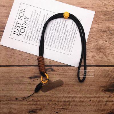 Универсален шнур за каишка за телефон за закачане на мобилен телефон Висулка за мобилен калъф Подвижен регулируем кабел за ключове Въже презрамки за врата