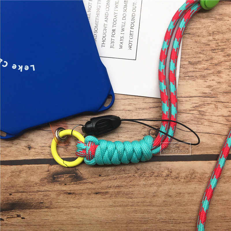 Универсален шнур за каишка за телефон за закачане на мобилен телефон Висулка за мобилен калъф Подвижен регулируем кабел за ключове Въже презрамки за врата