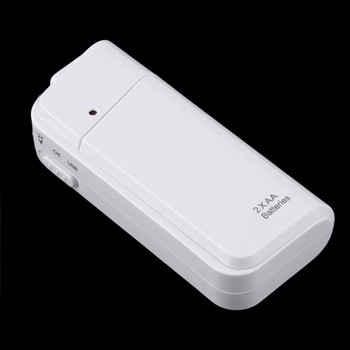 Мини джобно универсално 2 AA батерии USB зарядно устройство Power Bank Кутия за iPhone Пътуване Спешно зарядно за мобилен телефон Сигурност