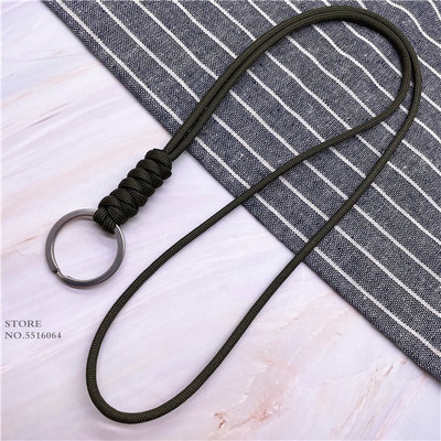 Нова модна висулка Връзки Колие Ключодържател Каишка за телефон USB държач Charms Ключодържател Катарама Въже Противоплъзгащ се кабел