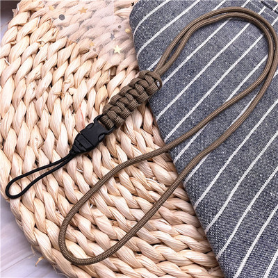 Нова модна висулка Връзки Колие Ключодържател Каишка за телефон USB държач Charms Ключодържател Катарама Въже Противоплъзгащ се кабел