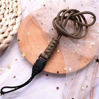 Нова модна висулка Връзки Колие Ключодържател Каишка за телефон USB държач Charms Ключодържател Катарама Въже Противоплъзгащ се кабел