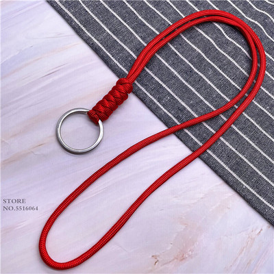 Нова модна висулка Връзки Колие Ключодържател Каишка за телефон USB държач Charms Ключодържател Катарама Въже Противоплъзгащ се кабел