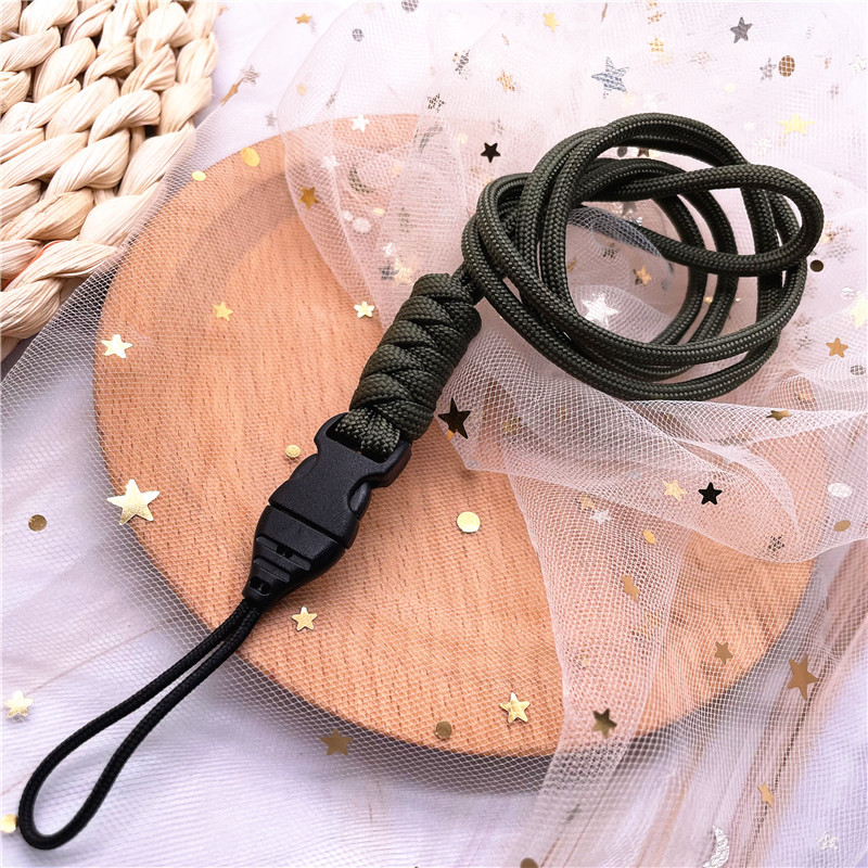 Нова модна висулка Връзки Колие Ключодържател Каишка за телефон USB държач Charms Ключодържател Катарама Въже Противоплъзгащ се кабел