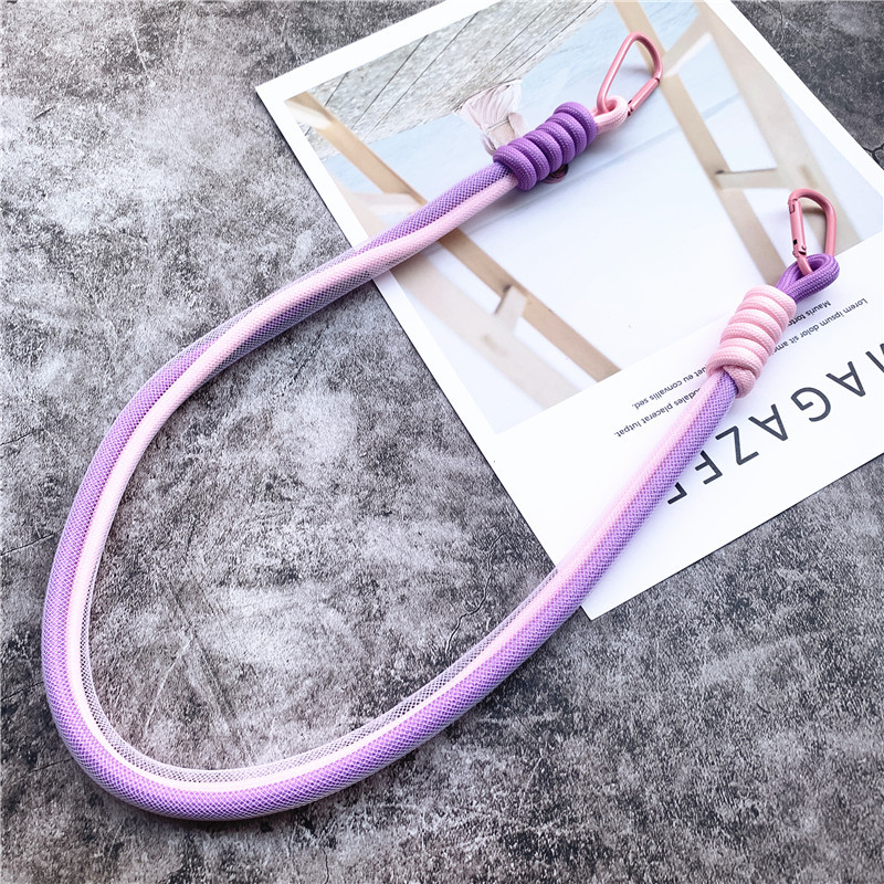 Връзка за телефон Charm Мрежа Дълга връзка Ключодържател Цветове Каишка за чанта Луксозен надстройка Ключодържател Каишки Landyard и каишки за мобилен телефон