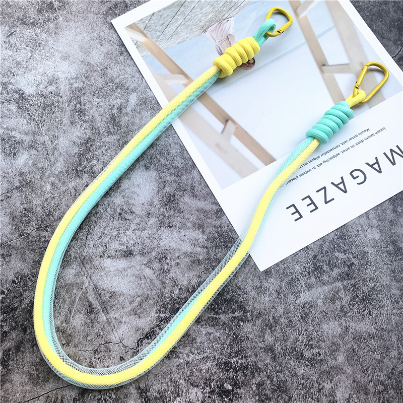 Връзка за телефон Charm Мрежа Дълга връзка Ключодържател Цветове Каишка за чанта Луксозен надстройка Ключодържател Каишки Landyard и каишки за мобилен телефон