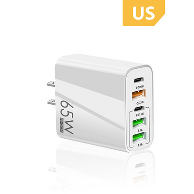 Φορτιστής USB C Γρήγορη φόρτιση 65W Τύπος C PD QC3.0 Προσαρμογέας κινητού τηλεφώνου για iPhone Xiaomi Huawei Samsung ipad Realme Oneplus Tablet