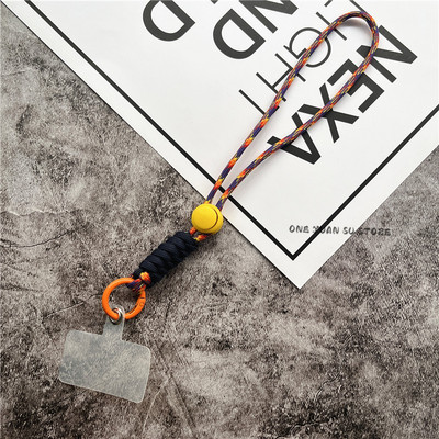 Талисман за мобилен телефон Регулируема каишка за китка за телефон Каишка за ръка с прозрачна карта Аксесоари за надграждане на ремък Универсална висулка