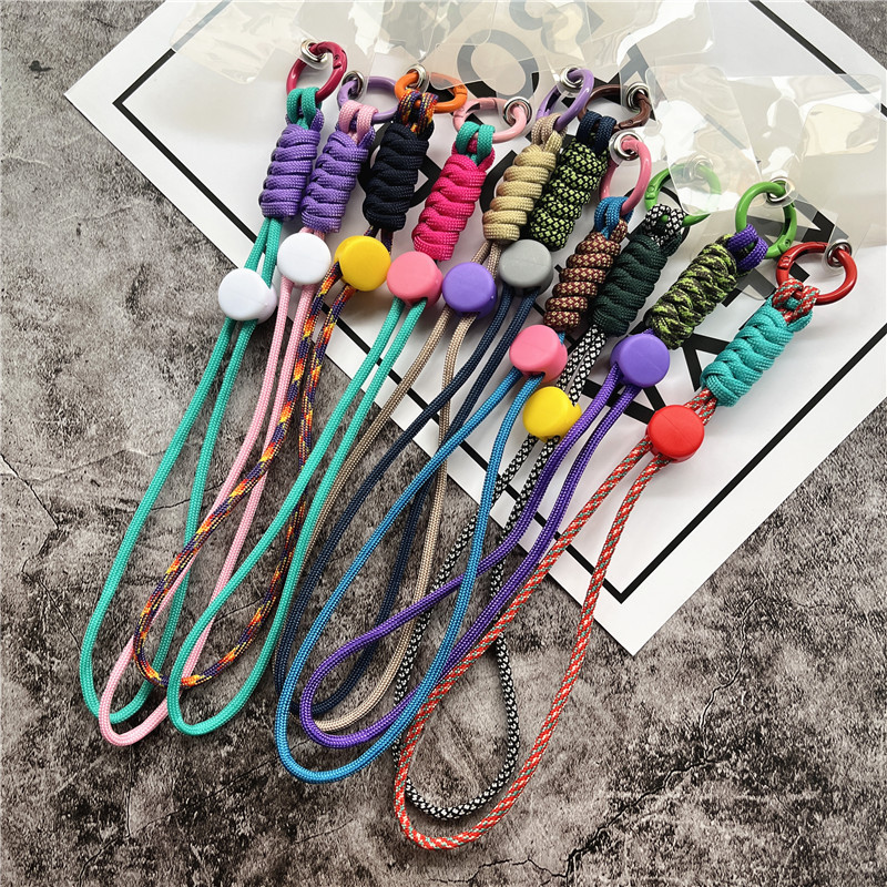 Талисман за мобилен телефон Регулируема каишка за китка за телефон Каишка за ръка с прозрачна карта Аксесоари за надграждане на ремък Универсална висулка