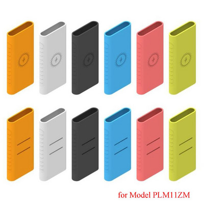 Мек силиконов защитен калъф Калъф Sleeve Skin за 2019 НОВ Xiaomi Mi Power Bank 3 10000mAh Power Bank PLM11ZM Джаджи
