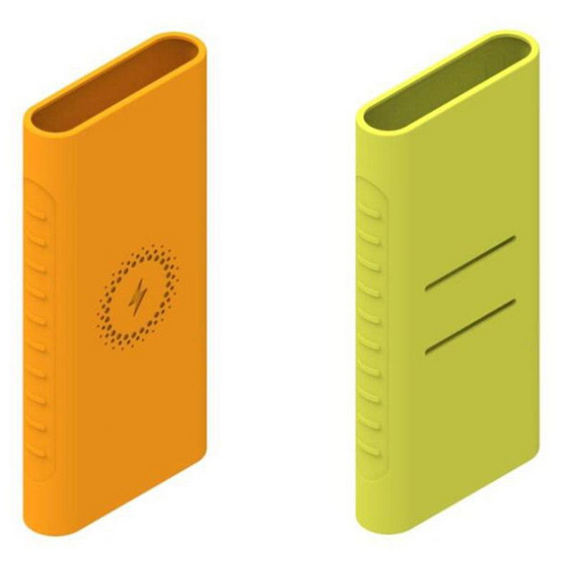 Мек силиконов защитен калъф Калъф Sleeve Skin за 2019 НОВ Xiaomi Mi Power Bank 3 10000mAh Power Bank PLM11ZM Джаджи