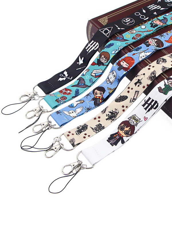 JF360 Magic School Hot Movie Lanyard Ключодържател Връзки за ключови значки ID Мобилен телефон Въже Презрамки Аксесоари Подаръци
