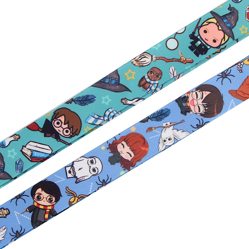 JF360 Magic School Hot Movie Lanyard Ключодържател Връзки за ключови значки ID Мобилен телефон Въже Презрамки Аксесоари Подаръци