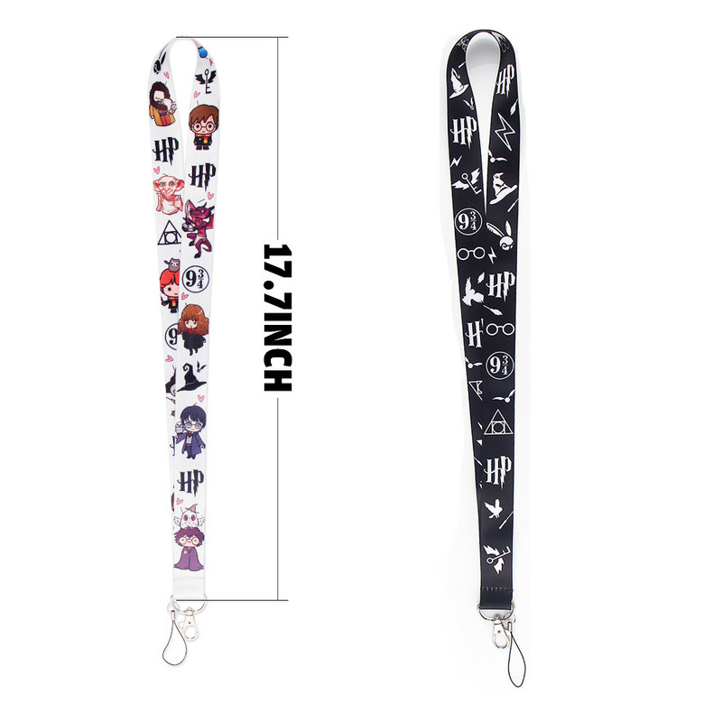 JF360 Magic School Hot Movie Lanyard Ключодържател Връзки за ключови значки ID Мобилен телефон Въже Презрамки Аксесоари Подаръци