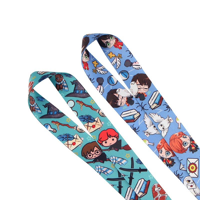 JF360 Magic School Hot Movie Lanyard Ключодържател Връзки за ключови значки ID Мобилен телефон Въже Презрамки Аксесоари Подаръци