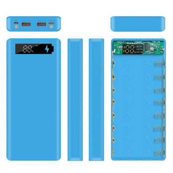 Преносим Micro USB Type-C 18650 кутия за батерии LCD Направи си сам Калъф за мобилна захранваща банка