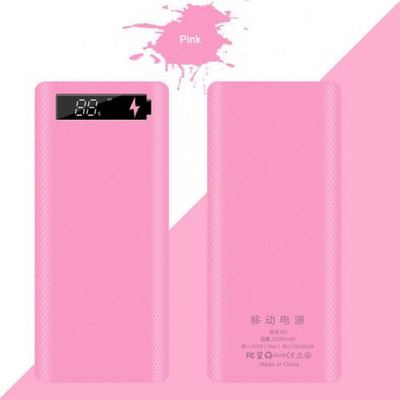 Преносим Micro USB Type-C 18650 кутия за батерии LCD Направи си сам Калъф за мобилна захранваща банка