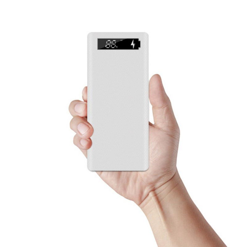 Преносим Micro USB Type-C 18650 кутия за батерии LCD Направи си сам Калъф за мобилна захранваща банка