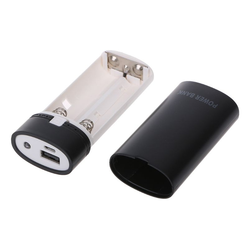 DIY 2x18650 baterija prijenosna 5600mAh Power Bank kutija s USB-om za iPhone za Samsung univerzalne pametne telefone Drop dostava