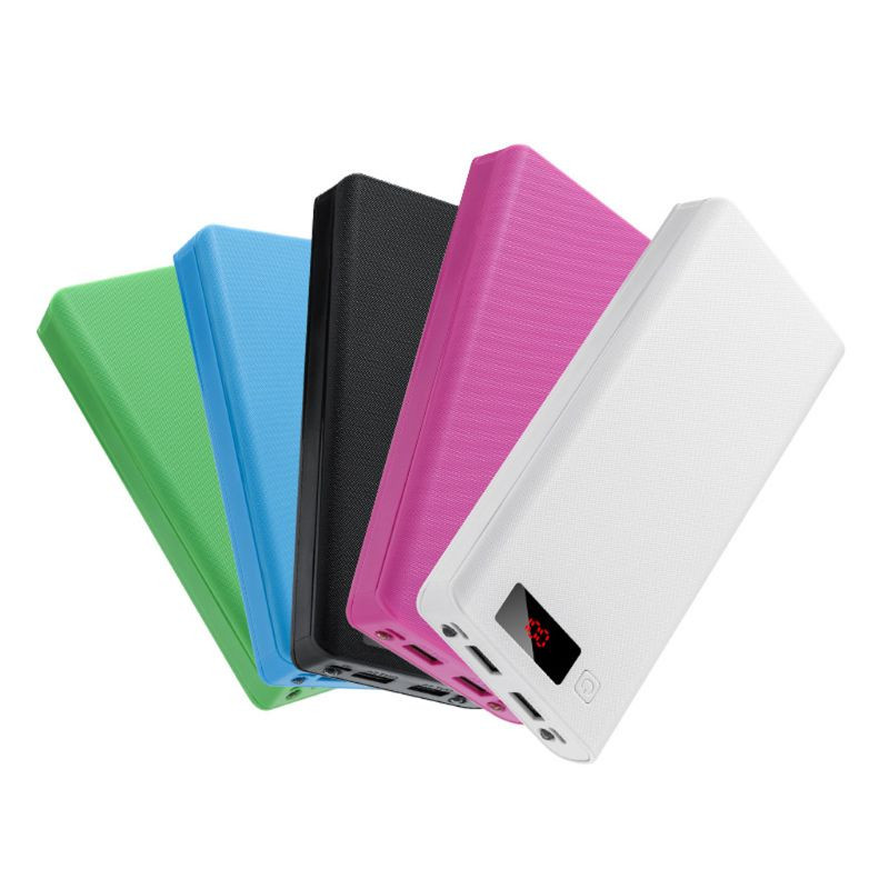 8x 18650 baterija DIY Power Bank kutija, držač, dvostruki USB punjač, LED svjetlo 37MC