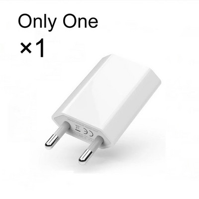 5Pcs 5V 1A USB Travel Wall Charger Adapter Зареждане за Apple iPhone XS Max XS XR X SE 2020 8 7 6 6S 5S 5 SE 4 4S EU Phone Plug