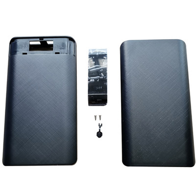 Ανθεκτική θήκη Power Bank Οθόνη LCD DIY Batterie Fall Power Bank Shell Tragbare Externe Box Batterie Power Protection