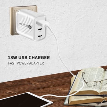 Φορτιστής PD 20W Fast Charge Φορτιστής USB C για Xiaomi 12 Pro Charger Κινητό τηλέφωνο για Iphone 12 13 Pro QC 3.0 Προσαρμογέας κινητών τηλεφώνων