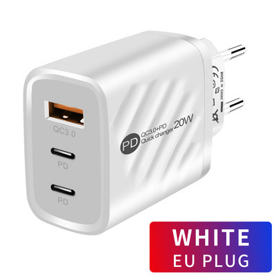 Φορτιστής PD 20W Fast Charge Φορτιστής USB C για Xiaomi 12 Pro Charger Κινητό τηλέφωνο για Iphone 12 13 Pro QC 3.0 Προσαρμογέας κινητών τηλεφώνων