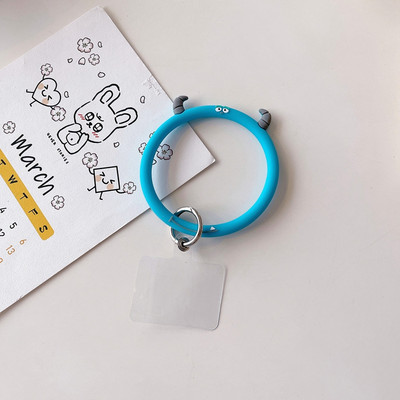 Универсална сладка анимационна животинска силиконова мека гривна Връзка за ремъци за мобилен телефон Анти-загубена ръка за носене в ръка против изпускане на телефон гривна