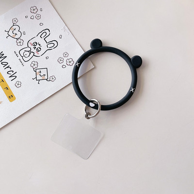 Универсална сладка анимационна животинска силиконова мека гривна Връзка за ремъци за мобилен телефон Анти-загубена ръка за носене в ръка против изпускане на телефон гривна