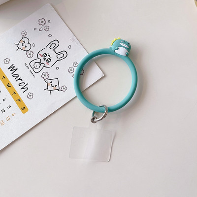 Универсална сладка анимационна животинска силиконова мека гривна Връзка за ремъци за мобилен телефон Анти-загубена ръка за носене в ръка против изпускане на телефон гривна