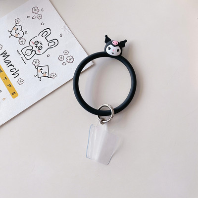 Универсална сладка анимационна животинска силиконова мека гривна Връзка за ремъци за мобилен телефон Анти-загубена ръка за носене в ръка против изпускане на телефон гривна