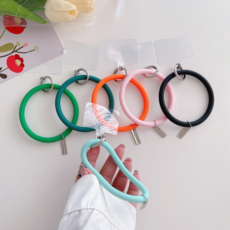 Универсална сладка анимационна животинска силиконова мека гривна Връзка за ремъци за мобилен телефон Анти-загубена ръка за носене в ръка против изпускане на телефон гривна