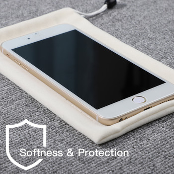 Θήκη KUULAA Power Bank Θήκη τηλεφώνου Θήκη Μαλακή φανέλα τσάντα αποθήκευσης για iPhone Φορητή εξωτερική τσάντα προστασίας μπαταρίας Xiaomi Samsung