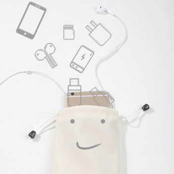 KUULAA Power Bank Case Phone Pouch Мека фланелена чанта за съхранение за iPhone Xiaomi Samsung Преносима външна чанта за защита на батерията