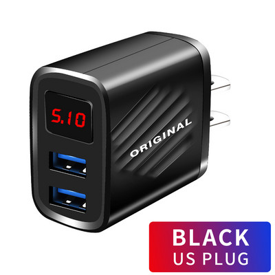 Διπλός φορτιστής USB 20W Φορτιστής κινητού τηλεφώνου Γρήγορη φόρτιση για Samsung iPhone 13 12 Προσαρμογέας τοίχου φορτιστή USB C Huawei Xiaomi QC3.0