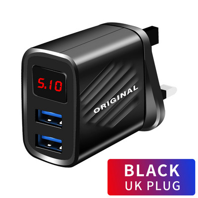 Διπλός φορτιστής USB 20W Φορτιστής κινητού τηλεφώνου Γρήγορη φόρτιση για Samsung iPhone 13 12 Προσαρμογέας τοίχου φορτιστή USB C Huawei Xiaomi QC3.0