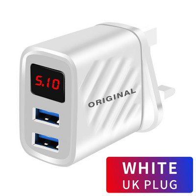 Διπλός φορτιστής USB 20W Φορτιστής κινητού τηλεφώνου Γρήγορη φόρτιση για Samsung iPhone 13 12 Προσαρμογέας τοίχου φορτιστή USB C Huawei Xiaomi QC3.0