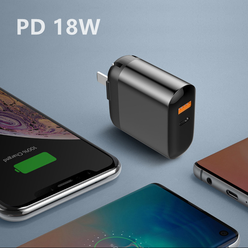 PD Бързо зареждане Quick Charge 3.0 led USB зарядно устройство за iphone 12 адаптер за зареждане За xiaomi mi 10 зарядни за мобилни телефони Samsung