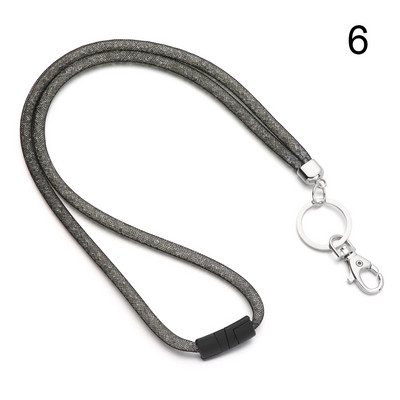 1 τεμ. Rhinestone Bling Crystal Lanyard Σήμα ταυτότητας Θήκη για λουράκι λαιμού Κλιπ για κινητό τηλέφωνο Κρεμαστό σχοινί για κλειδί Προμήθειες γραφείου