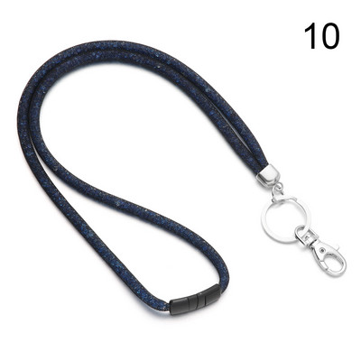 1 τεμ. Rhinestone Bling Crystal Lanyard Σήμα ταυτότητας Θήκη για λουράκι λαιμού Κλιπ για κινητό τηλέφωνο Κρεμαστό σχοινί για κλειδί Προμήθειες γραφείου