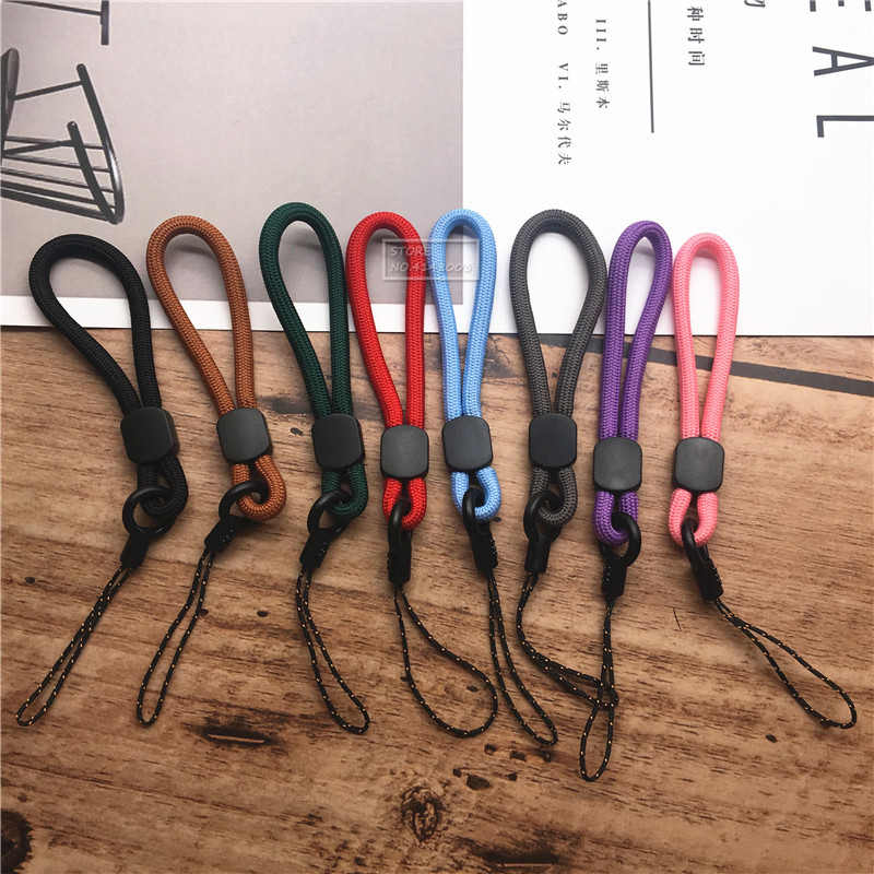 Висулка за ремък за китка за мобилен телефон Проста къса тъкана с пръсти за USB флаш памети Ръчно въже Устойчива на износване каишка