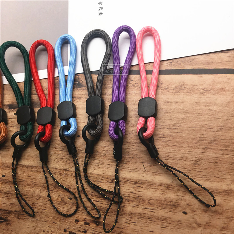 Висулка за ремък за китка за мобилен телефон Проста къса тъкана с пръсти за USB флаш памети Ръчно въже Устойчива на износване каишка