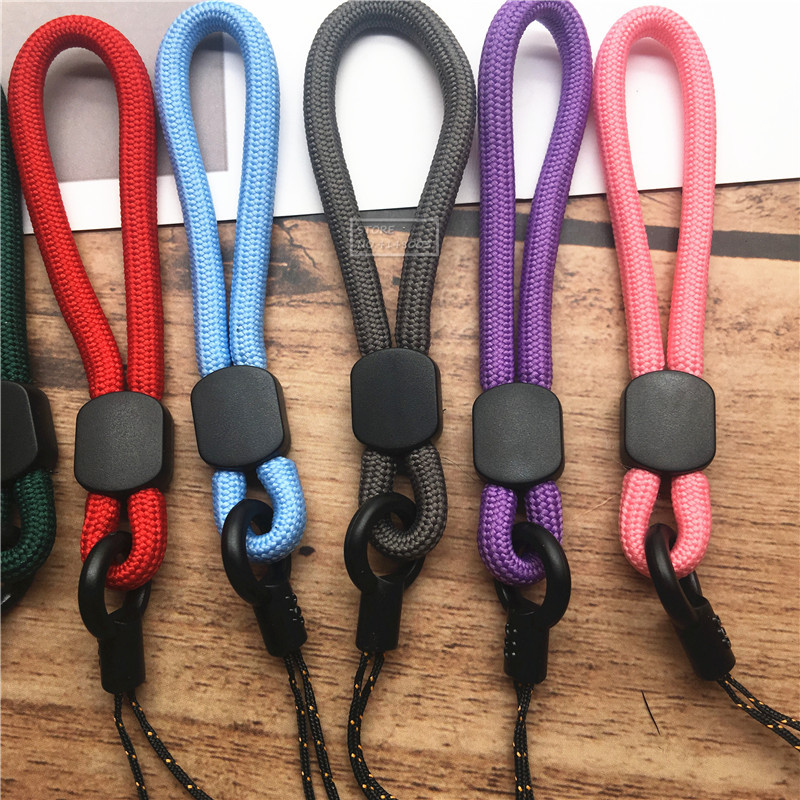 Висулка за ремък за китка за мобилен телефон Проста къса тъкана с пръсти за USB флаш памети Ръчно въже Устойчива на износване каишка