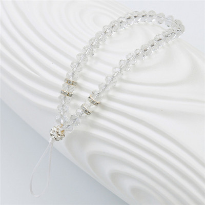 Universal λουράκι τηλεφώνου Fashion Bling Crystal Beads Χέρι λουράκι κορδόνι καρπού για τηλέφωνα iPhone X Samsung Camera GoPro Μπρελόκ