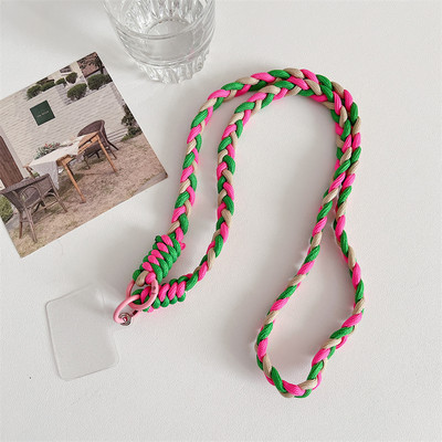 Πολυτελές κινητό τηλέφωνο Corssbody Long Straps Κολιέ λουράκι για Samsung Flip 4 3 5G iPhone 14 Pro max 13 12 11 pro max