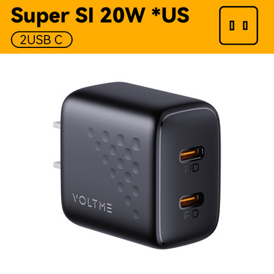 VOLTME USB зарядно устройство за iPhone 12 PD 20W бързо зареждане на телефон зарядно устройство Quick Charge 4.0 USB тип C бързо зарядно устройство за Samsung Xiaomi