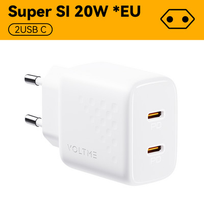VOLTME USB зарядно устройство за iPhone 12 PD 20W бързо зареждане на телефон зарядно устройство Quick Charge 4.0 USB тип C бързо зарядно устройство за Samsung Xiaomi