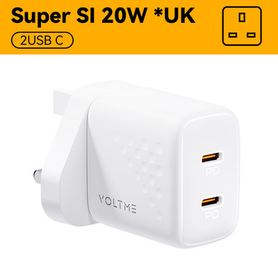 VOLTME USB зарядно устройство за iPhone 12 PD 20W бързо зареждане на телефон зарядно устройство Quick Charge 4.0 USB тип C бързо зарядно устройство за Samsung Xiaomi